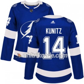 Tampa Bay Lightning Trikot Chris Kunitz 14 Adidas 2017-2018 Blau Authentic - Dame